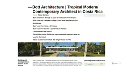 Desktop Screenshot of dottarchitecture.com